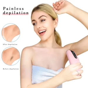 Portable Painless Diode Laser IPL Device Home Use Skin Epilator Tweezer for Women Laser Hair Removal