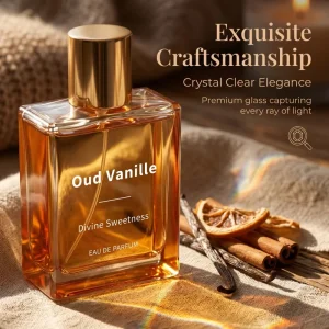 Premium Oud Vanille Fragrance Woody Amber Perfume for Unisex