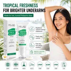 Private Label Cruelty Free Underarm Whitening Cream for Women Natural Antiperspirant Whitening Armpit Deodorant Cream