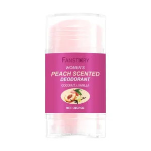 Private Label Peach Vitamin E Refreshing Fragrance Brightening Skin Underarm Deodorant Moisturizing Body Antiperspirant Stick