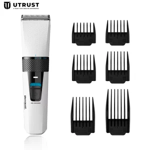 Professional 40 Level Precision Hair Clipper for Men 1200mAh Cordless Barber Machine Type C Fast Charging Hair Trimmer Set