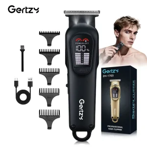 Professional Barber Clippers Cordless Hair Clippers with LED Display Li on Battery Hair Cut Machine Hair Trimmer