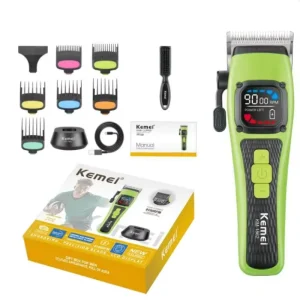 Professional Barber Hair Trimmer KM 1862 Electric Hair Clipper with 9000RPM Motor for Efficient Hair Cutting Machine Salon
