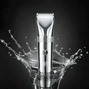 Professional Cordless Hair Clipper Men LCD Display USB Rechargeable Adjustable Barber Trimmer Blade Salon Home