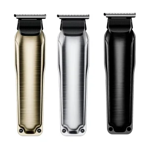 Professional Hair Clipper Trimmer Stainless Steel Blade Hair Cutting Machine for Men Battery Level Display English