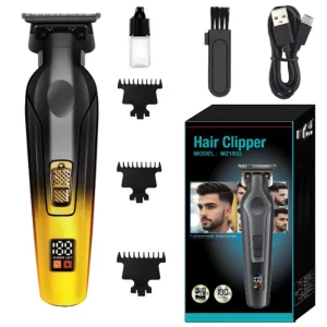 Professional High Endurance Battery Hair Salon Electric Hair Trimmers Waterproof Design Oil Head Carving Dedicated Clippers