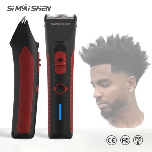 Professional Home Barber Clipper Run Time 300 Min Rechargeable Stainless Steel Blade Electric Hair Cutter Trimmer