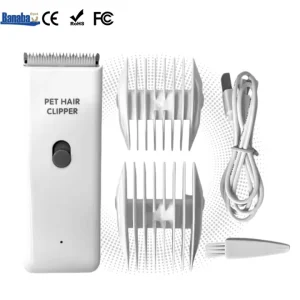 Professional Low Noise Eco Friendly Plastic Battery Powered Pet Grooming Trimmer Pet Hair Clippers for Dogs Cats