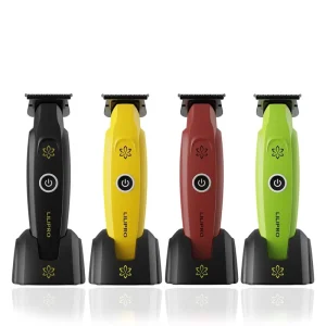 Professional M12 Hair Trimmer with Base 2000mAh Hair Clipper Zero Gap Beard Trimmer 0mm Precision Hair Cutting Machine