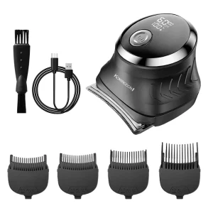 Professional Men’s Self Haircut Kit Electric Cordless IPX6 Waterproof Hair Trimmer Clippers Fast Charging 61-90 Min Household
