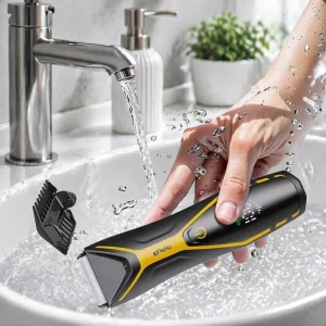 Professional Personal Grooming Body Trimmer for Men Cordless Wet Dry Hair Clipper with USB Charging