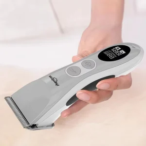 Professional Pet Clipper High Torque 6000RPM Cordless Dog Grooming Trimmer LCD Display 2600mAh Battery