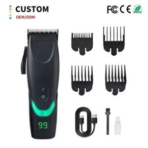 Professional Rechargeable Hair Cutting Machines Kit Cordless High Speed 6500 7000 RPM Hair Clipper Trimmer Set