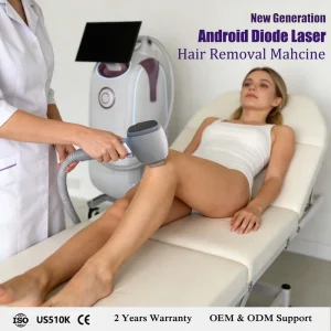 Promotion Model 5 in 1 Replaceable Tips Stationary Semiconductor Cooling 1600W 808nm Diode Laser Hair Removal Epilator Device