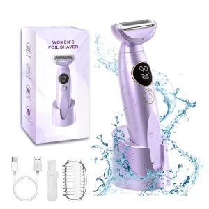 Provide OEM Services Lady Electric Shaver for Women Cordless Portable Electric Body Shaver Waterproof USB Rechargeable