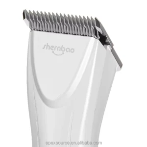 Quiet Dog Hair Cutter with Noise Reduction Stainless Steel Blades Safe Shernbao Clipper D Series for Dog Grooming