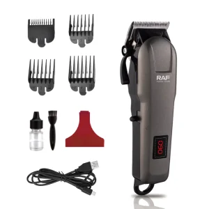 Rechargeable 5W Professional Haircut Grooming Kit Barber Electric Trimmer Kit Hair Clippers