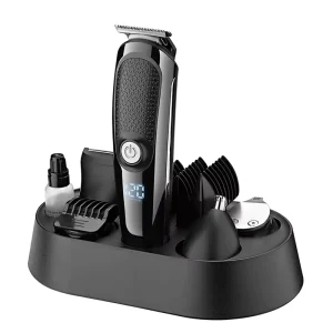Rechargeable Electric Cordless Hair Clipper Set Professional Barber 5 in 1 Grooming Kit Clipper