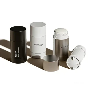 Refillable 35ml 50ml 75ml Empty Round Bottom Fill Bottles Antiperspirant Containers for Stick Roll On Gel Deodorant Packaging