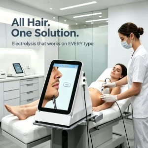 Rmpit Bikini Electrolysis Hair Removal Machine Multi Area Epilation Equipment for Salon