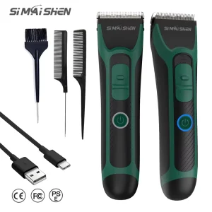 SiMAiSHEN B1 Rechargeable Type C Electric Hair Trimmer for Barber One Button Control Salon Grooming Set Edger Cutter Clipper