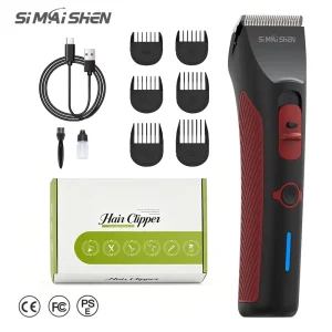 SiMAiSHEN B2 Low MOQ to Customize Barber Clipper Rechargeable Electric Hair Cutter Trimmer for Men