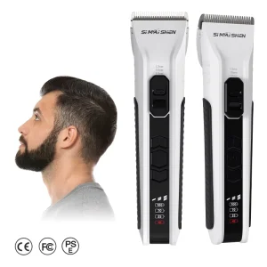 SiMAiSHEN D10-D Tondeuse a Cheveux Professionnelle Sans Fil Men’s Beard Chest Hair Trimmer Low Noise Blade Detachable Clipper