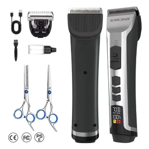 SiMAiSHEN D12 S Manufacturer Cordless USB Recharge Electric Hair Trimmer Set OEM 7000Rpm CE FCC Certified Men Hair Clipper Set