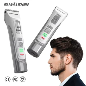 SiMAiSHEN D8 Certificated Cordless Magic Hair Clippers 2 Speed Sharply Stainless Steel Blade Hair Trimmer for Men