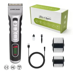 SiMAiSHEN X12 D Factory Manufacturer Cordless USB Recharge Electric Hair Trimmer Set 7000Rpm Clipper for Barber Household Travel