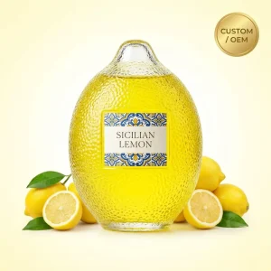 Sicilian Lemon Sharp Bright Citrus Fragrance OEM Custom Lemon Scent Fresh Men Perfume