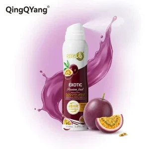 Siglo Factory 150ml 48H Sweat Odor Control Passion Fruit Fragrance Women Antiperspirant Deodorant Spray OEM ODM
