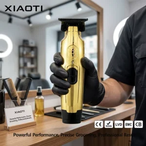 Smooth Cutting Cordless Hair Trimmer Compact Low Vibration High Torque Powerful BLDC Brushless Motor Hair Trimmer with DLC Blade
