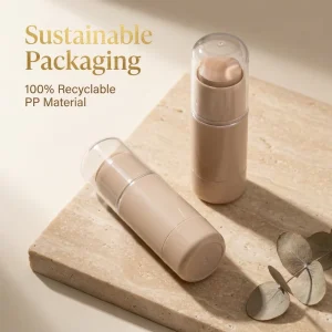 Sustainable 100% Recyclable PP 6g Makeup Empty Blush Stick Container with Skincare Packaging for Private Label Concealer Tube