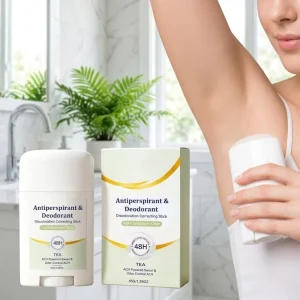 TEA Infusion Underarm Brightening Dark Spot Correction Antiperspirant Deodorant Stick Natural Herbal Fragrance Fresh Scent