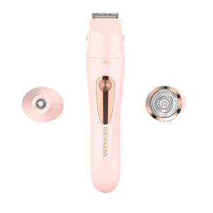 Three in One Women’s Painless Hair Removal Machine Portable Rechargeable Electric Shaver Epilator for Travel Car RV Household