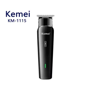 USB Charging KEMEI Electric Low Noise Professional Hair Trimmer KM 1115 Hair Clippers Trimmers Machine for Men Lithium Battery