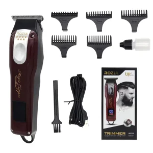 USB Rechargeable Electric Hair Trimmer & Clippers with LCD Display Hotel Use Professional Hair Cutting Machine for Men