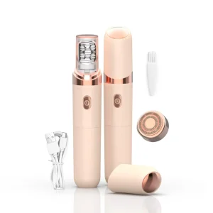 USB Rechargeable Painless Facial Epilator for Women Quick Gentle Shaving with ABS Household Electric Hair Removal Device