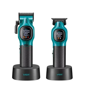 VGR V 886 Ceramic Blade 9000RPM Motor Hair Clippers Salon Professional Hair Trimmer Cordless for Stylists and Barbers Trimmer