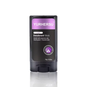 Vegan Natural Organic Underarm Sweat Body Odor Protection Antiperspirant Deodorant Stick 15g Refreshing Long-Lasting
