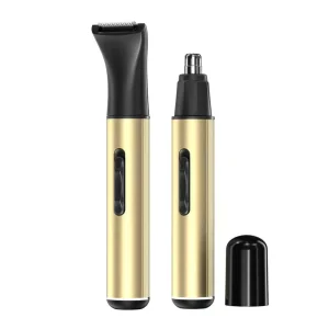 Waterproof Men’s Painless Shaving Cordless Rechargeable Ear Nose Mini Electric Hair Trimmer for Travel