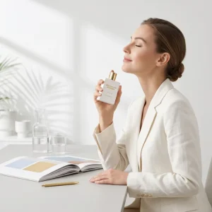 White Moss Eau De Cologne Designer Unisex Perfume Light Natural Scent for Business Dating
