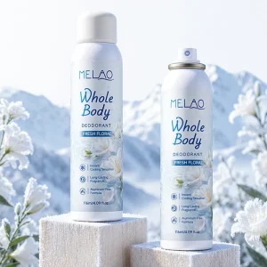 Whole Body Freshness Elegant Floral Scent Odor Neutralizing Fine Mist Comfortable Daily Protection Personal Deodorant Spray