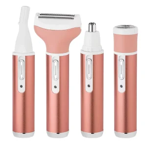 Women USB Lithium Battery Epilator Electric Razor Hair Removal Painless Face Shaver Bikini Pubic Groin Hair Trimmer Eyebrow Nose