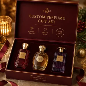 Women’s and Men’s Customized Luxury Mini Perfume Gift Set Designed for Corporate Gifts Assorted Scents
